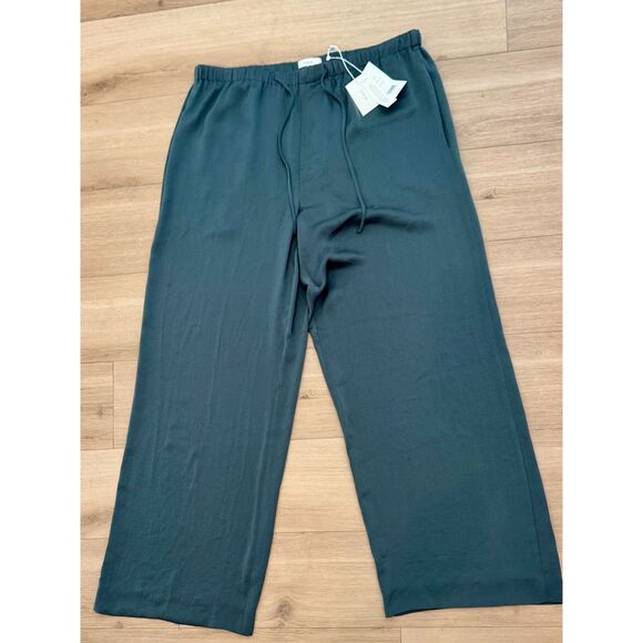 Vince Silk Style Drawstring Wide Leg 'PJ' Pant - Women's XL - NEW with Tags - Picture 4 of 8
